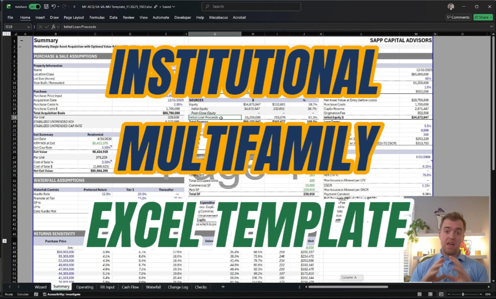 Why We Built an Institutional-Grade Multifamily Model (And Documented Every Input) Post image
